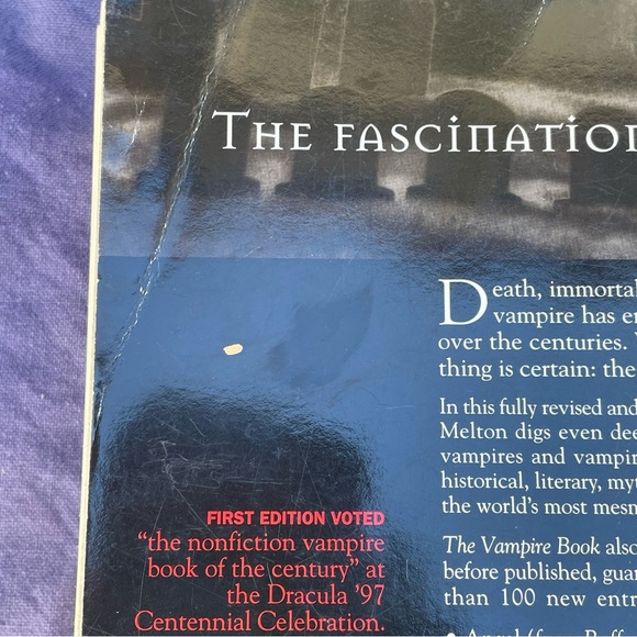 Vampire Encyclopedia Book Melton Halloween - Picture 7 of 14